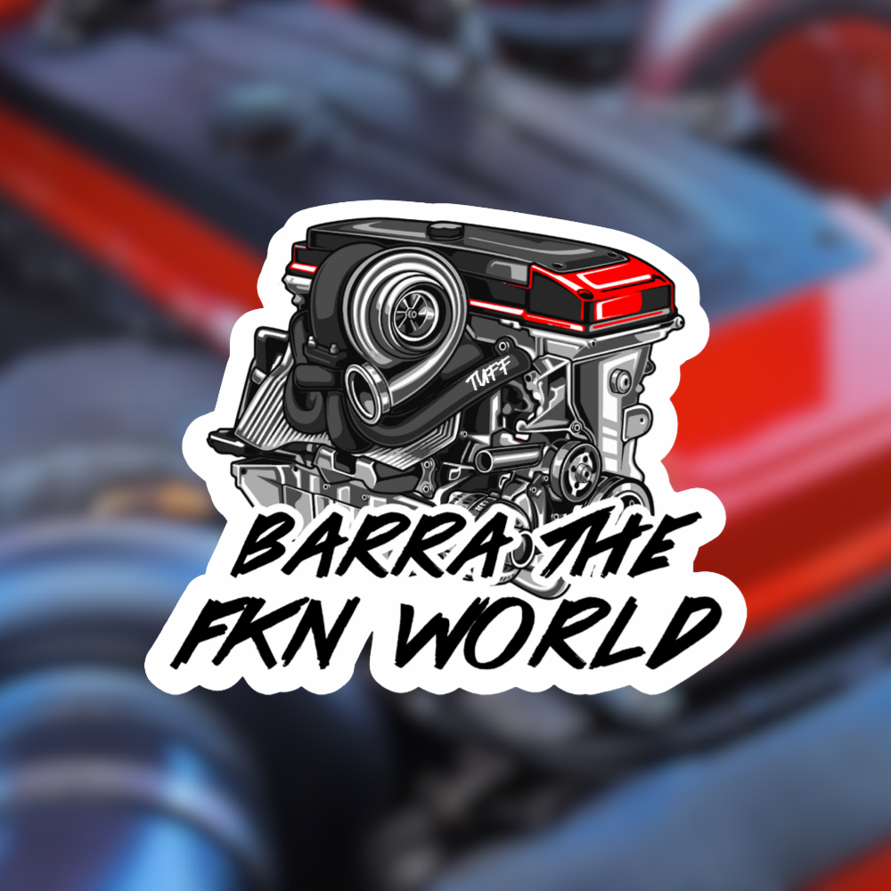 BARRA THE WORLD STICKER