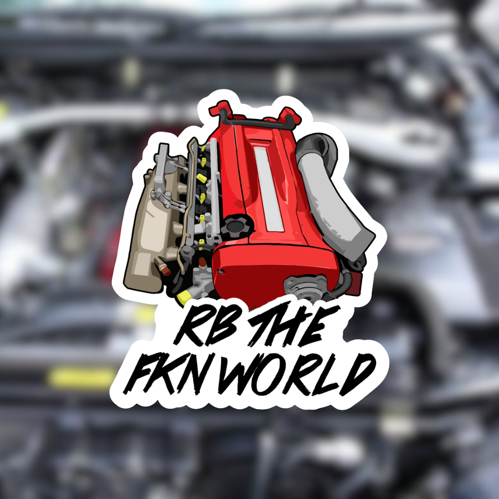 RB THE WORLD STICKER